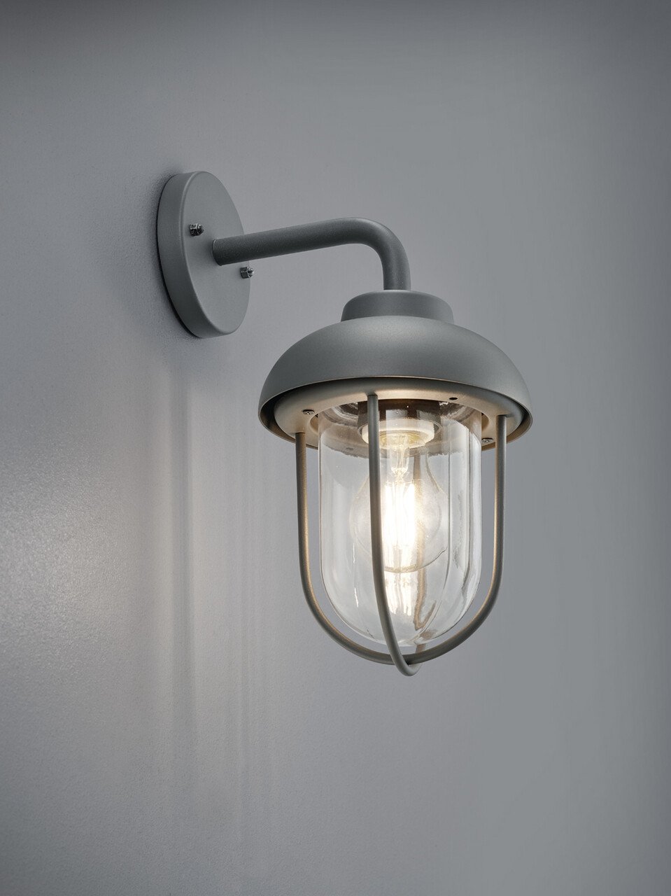 Lampa de gradina Duero, TRIO, 16x33 cm, 40W, 1x E27, aluminiu, antracit - imagine 3